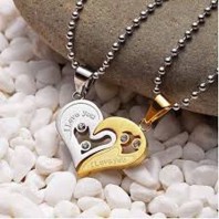  The Heart Necklace for Couples