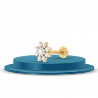 MULTI STONE DIAMOND NOSE PIN