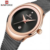  Naviforce NF5004 | Ladies Mesh Stainless Steel Quartz Watch 3226