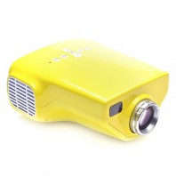 Mini Home Portable LED HDMI Projector - Yellow-2149