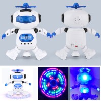 Mechanical Robot Boy Music Electric Dancing Space Walking Robot Toy Kids Presents