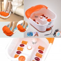 Foot Spa Bath Massager Feet Roller Vibration Detox Heat Massage Pedicure Massage