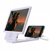 3D Enlarged Screen - White-2071