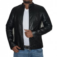  Artificial Leather Jacket-3552