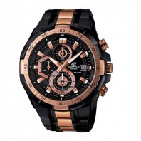 Casio Edifice Two Tone Black Rose Gold Chronograph EFR 539 Watch-3285