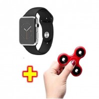 Combo Pack of Q7B Single Sim Sports Watch with Fidget Spinner-3049