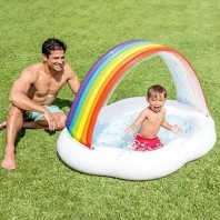 Intex Rainbow Cloud Inflatable Sunshade - Multicolour-4087