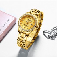 NIBOSI Watch Relogio Feminino Women Watches Quartz Mens Watches Top Brand Luxury Lover Watches Gold Quartz Wristwatch-3201
