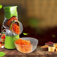 GutReise Vegetable 3-Blade Spiral Slicer Best Veggie Pasta Spaghetti Maker Slice-2575