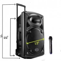 Rechargeable Bluetooth Karaoke Trolley Speaker-2130